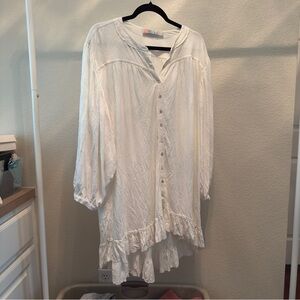 Free People White Mini Dress